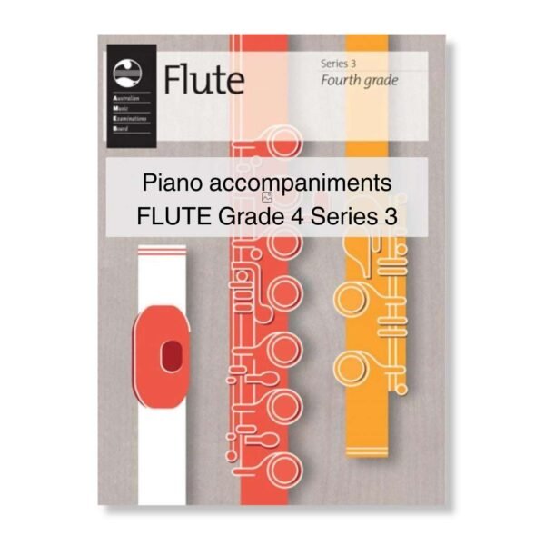 Piano accompaniment backing tracks for AMEB Flute Grade 4 recorded by John Alley
