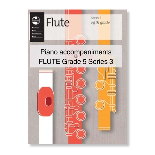 Piano accompaniment backing tracks for AMEB Flute Grade 5 recorded by John Alley