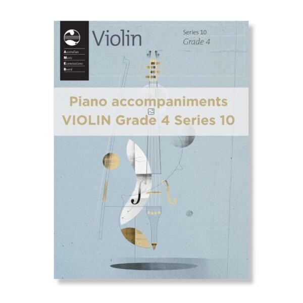 Piano accompaniment backing tracks for AMEB Violin Grade 4 Series 10 recorded by John Alley