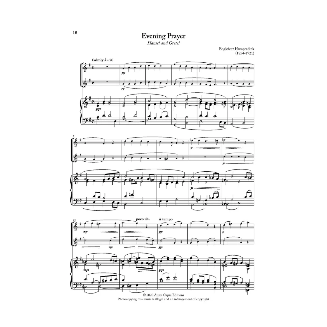 Night at the Opera Act 2 by Elisabeth Parry and John Alley. Great opera arias for flute and piano. Intermediate concert duets for flute.