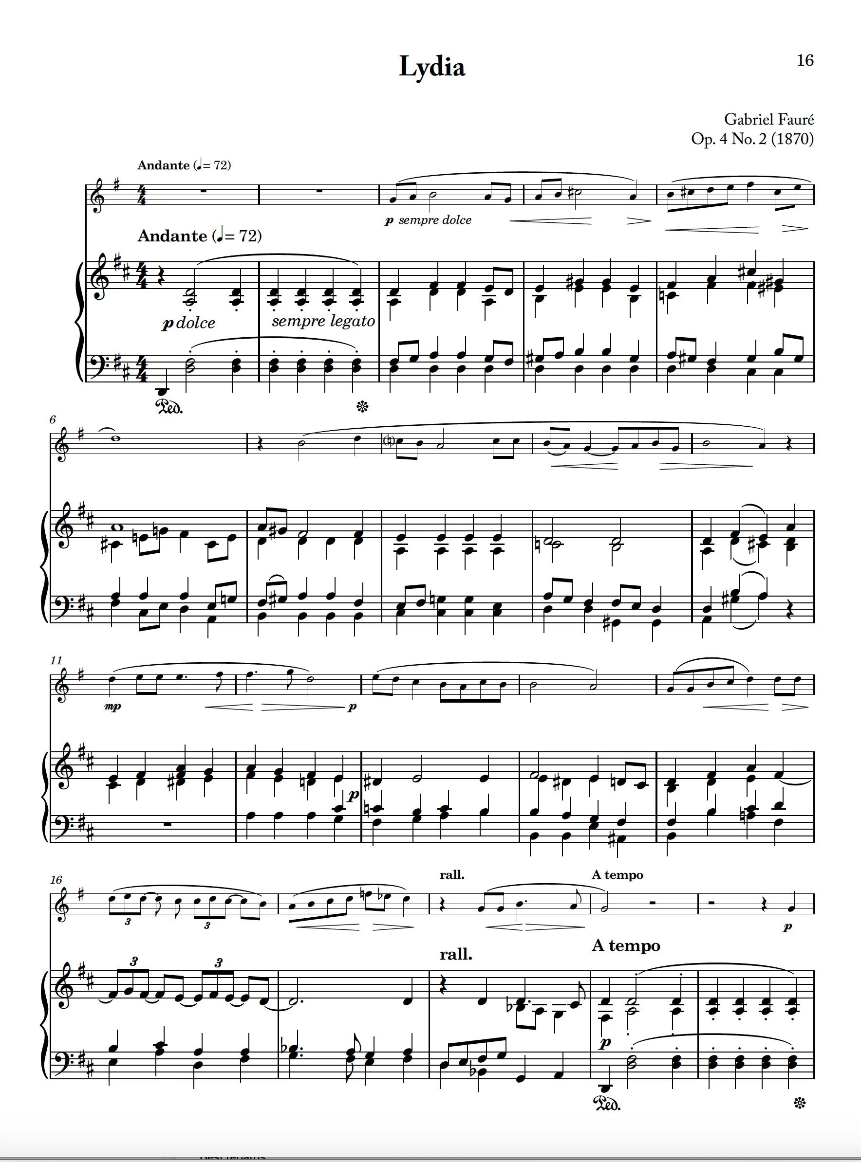 Faure for alto flute