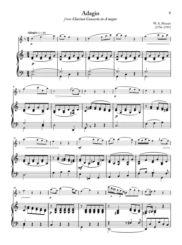 Mozart for alto flute